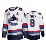 Maglia Hockey Vancouver Canucks Christopher Tanev Throwback 2000's Night Bianco
