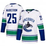 Maglia Hockey Vancouver Canucks Jacob Markstrom Away Bianco