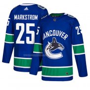 Maglia Hockey Vancouver Canucks Jacob Markstrom Home Blu
