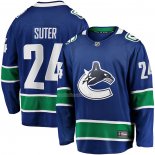 Maglia Hockey Vancouver Canucks Pius Suter Home Premier Breakaway Blu