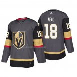 Maglia Hockey Vegas Golden Knights James Neal Home Autentico Giocatore Gris