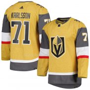 Maglia Hockey Vegas Golden Knights William Karlsson Autentico Or