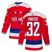Maglia Hockey Washington Capitals Dale Hunter Alternato Autentico Rosso
