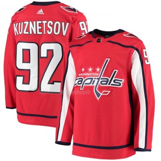Maglia Hockey Washington Capitals Evgeny Kuznetsov Home Autentico Rosso