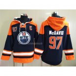 Felpa con Cappuccio Edmonton Oilers Connor Mcdavid Blu