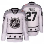 Maglia Hockey 2017 All Star Carolina Hurricanes Justin Faulk Bianco