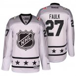 Maglia Hockey 2017 All Star Carolina Hurricanes Justin Faulk Bianco