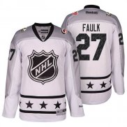 Maglia Hockey 2017 All Star Carolina Hurricanes Justin Faulk Bianco