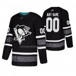 Maglia Hockey 2019 All Star Pittsburgh Penguins Personalizzate Nero2