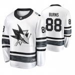 Maglia Hockey 2019 All Star San Jose Sharks Brent Burns Bianco