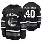 Maglia Hockey 2019 All Star Vancouver Canucks Elias Pettersson Nero