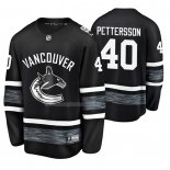 Maglia Hockey 2019 All Star Vancouver Canucks Elias Pettersson Nero