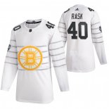 Maglia Hockey 2020 All Star Boston Bruins Tuukka Rask Autentico Bianco