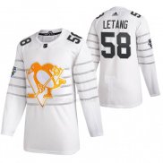 Maglia Hockey 2020 All Star Pittsburgh Penguins Kris Letang Autentico Bianco