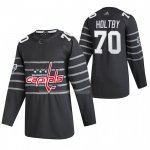 Maglia Hockey 2020 All Star Washington Capitals Braden Holtby Autentico Gris