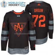 Maglia Hockey America del Norte Jonathan Drouin Premier 2016 World Cup Nero