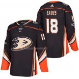 Maglia Hockey Anaheim Ducks Patrick Eaves Home Autentico 2018 Nero