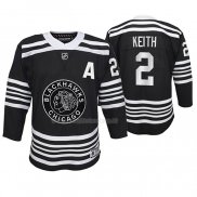 Maglia Hockey Bambino Chicago Blackhawks Duncan Keith Premier Alternato Nero