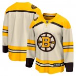 Maglia Hockey Boston Bruins 100th Anniversario Premier Breakaway Crema