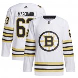 Maglia Hockey Boston Bruins Brad Marchand Primegreen Autentico Pro Bianco