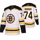 Maglia Hockey Boston Bruins Debrusk Away Bianco