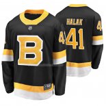 Maglia Hockey Boston Bruins Jaroslav Halak Alternato Premier Breakaway Nero