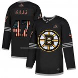 Maglia Hockey Boston Bruins Krug 2020 USA Flag Nero