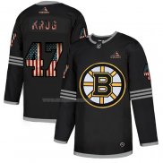 Maglia Hockey Boston Bruins Krug 2020 USA Flag Nero