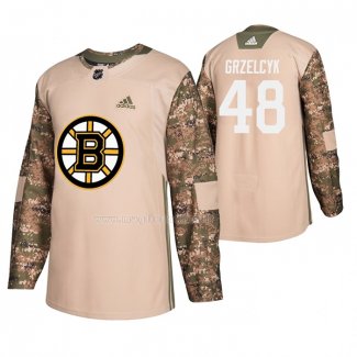 Maglia Hockey Boston Bruins Matt Grzelcyk Veterans Day Camuffamento