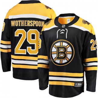 Maglia Hockey Boston Bruins Parker Wotherspoon Home Premier Breakaway Nero