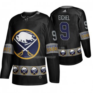 Maglia Hockey Buffalo Sabres Jack Eichel Breakaway Nero