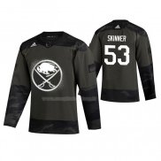 Maglia Hockey Buffalo Sabres Jeff Skinner 2019 Veterans Day Camuffamento