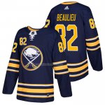 Maglia Hockey Buffalo Sabres Nathan Beaulieu Home Autentico 2018 Blu
