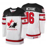 Maglia Hockey Canada Allan Mcshane 2018 Iihf World Championship Giocatore Bianco