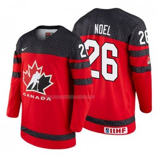 Maglia Hockey Canada Serron Noel 2018 Iihf World Championship Giocatore Rosso