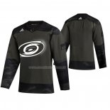 Maglia Hockey Carolina Hurricanes 2019 Veterans Day Camuffamento