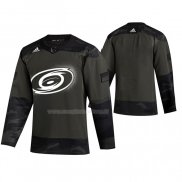 Maglia Hockey Carolina Hurricanes 2019 Veterans Day Camuffamento