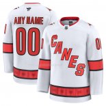 Maglia Hockey Carolina Hurricanes Away Personalizzate Bianco