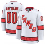 Maglia Hockey Carolina Hurricanes Away Personalizzate Bianco