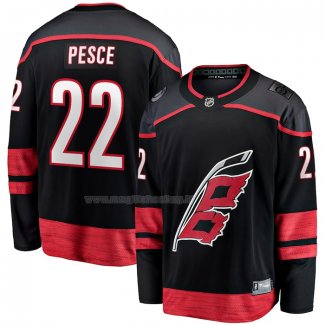 Maglia Hockey Carolina Hurricanes Brett Pesce Home Breakaway Nero