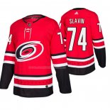 Maglia Hockey Carolina Hurricanes Jaccob Slavin Home Autentico Rosso