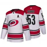 Maglia Hockey Carolina Hurricanes Jeff Skinner New Season Team Road 2018 Bianco