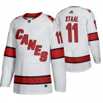 Maglia Hockey Carolina Hurricanes Jordan Staal Away Autentico Giocatore Bianco