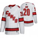 Maglia Hockey Carolina Hurricanes Sebastian Aho Away Autentico Bianco