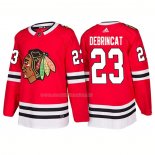 Maglia Hockey Chicago Blackhawks Alex Debrincat 2018 Rosso