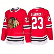 Maglia Hockey Chicago Blackhawks Alex Debrincat 2018 Rosso