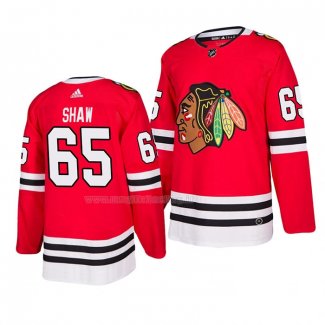 Maglia Hockey Chicago Blackhawks Andrew Shaw Home Autentico 2019-20 Rosso