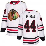 Maglia Hockey Chicago Blackhawks Calvin de Haan Road Autentico Bianco