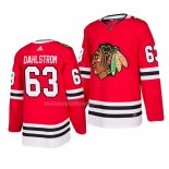 Maglia Hockey Chicago Blackhawks Carl Dahlstrom Home Autentico 2019-20 Rosso