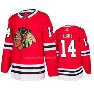 Maglia Hockey Chicago Blackhawks Chris Kunitz Home Rosso